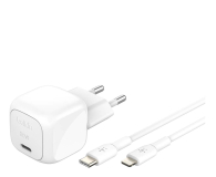 Belkin Ładowarka USB-C PD 30W, mała, biała + kabel Lightning - 1363152 - zdjęcie 1